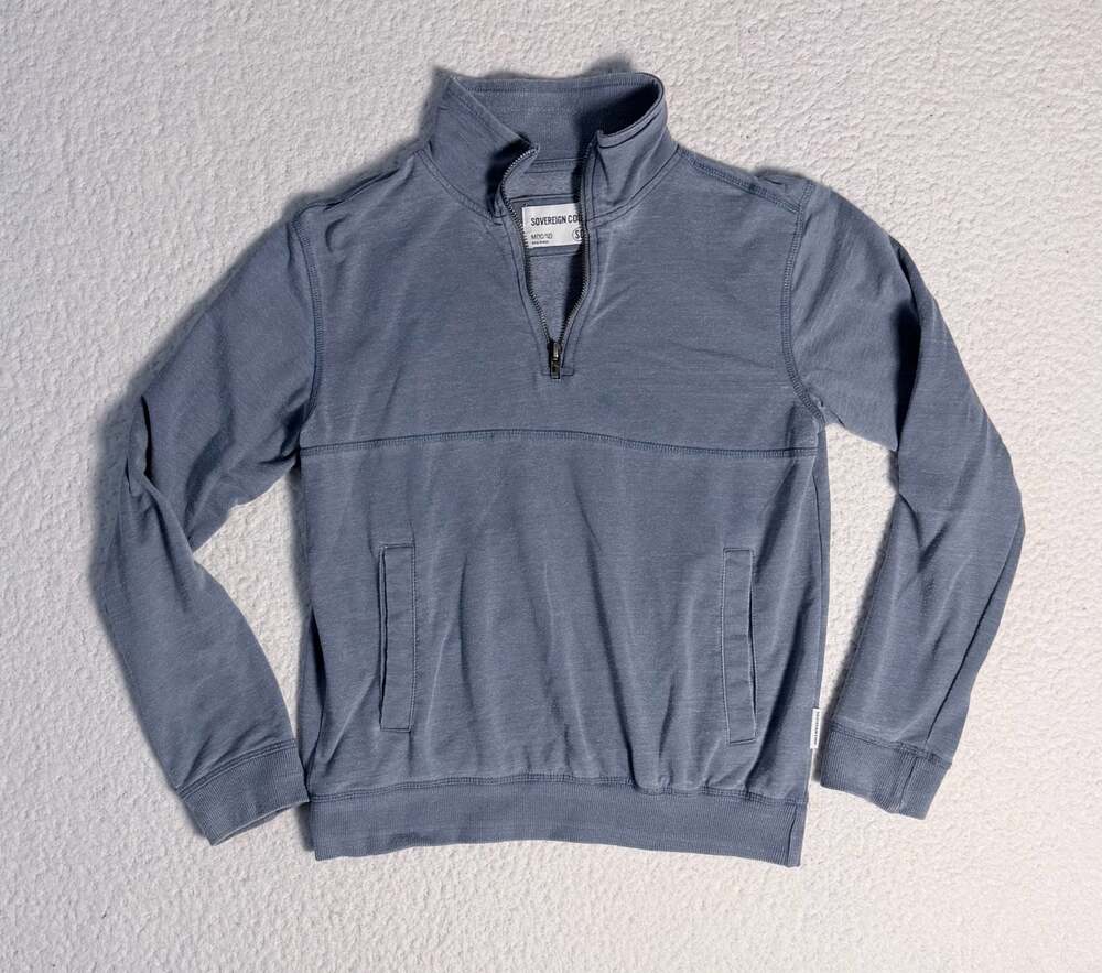 Sovereign Code Boys' Quarter-Zip Pullover Sweatshirt with Front Pockets